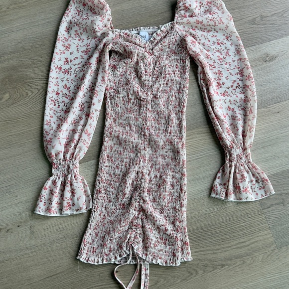 Princess Polly Floral Long Sleeve Dress - Picture 4 of 5